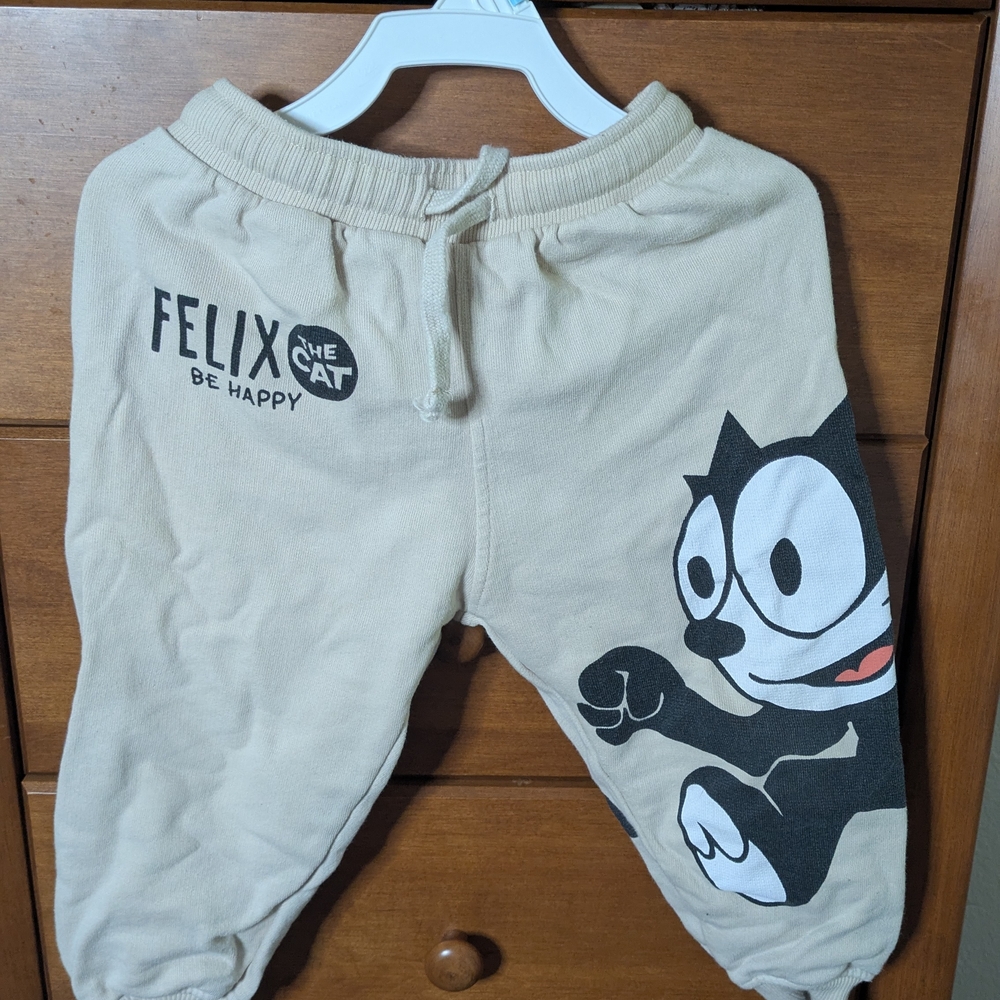 Zara Cream Sweatpants Relaxed Fit Joggers